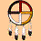 Medicine wheel with feathers.PNG