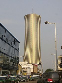Partial view of downtown (in image Nabemba Tower)
